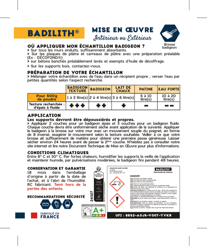 BADILITH® - Peinture à la chaux