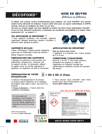 DECOFOND® - Enduit mince décoratif